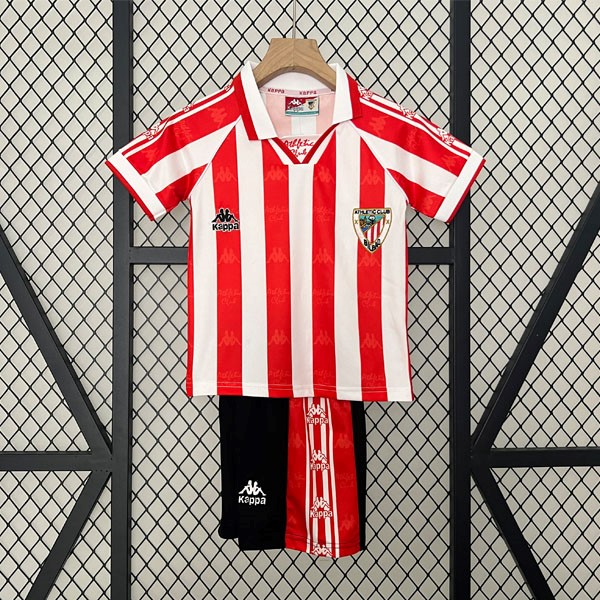 Camiseta Athletic Bilbao Primera Equipación Niño Retro 1995 1997